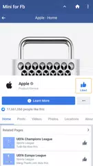 Скачать Mini lite for facebook APK