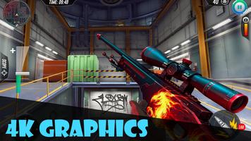 Sniper 3D-Gun Shooting Games постер