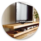 modern TV cabinet design icon