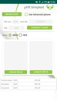 µFR NFC Reader - MIFARE example "Simplest" Screenshot 1