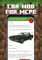 Car Mod Addon for Minecraft تصوير الشاشة 3