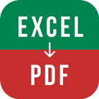 Excel to PDF Converter icono
