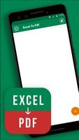 Excel to PDF Converter постер