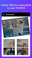 Photo & Text Watermark on Videos : Watermark Maker capture d'écran 3