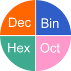 Dec Bin Hex Oct Converter-icoon