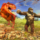 Monstre Dino roi Kong Jeux icône