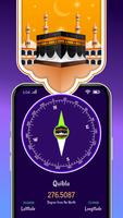 Qiblah Compass: Prayer Timings Affiche