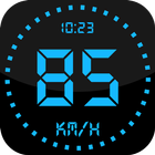 GPS-Tachometer Kilometerzähler Zeichen