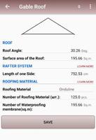 Calculation of roofs poster