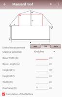 Calculation of the roof screenshot 3