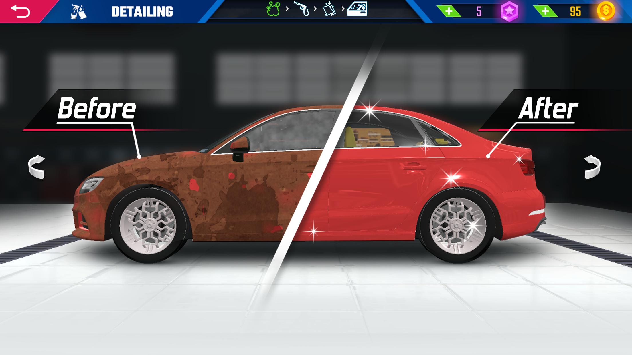 Detailing simulator. Car detailing Simulator.