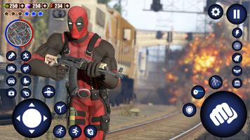 Miami Rope Hero Spider Game 2 screenshot 1