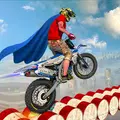 Superhero Mega Ramp Bike Stunt GT Racing