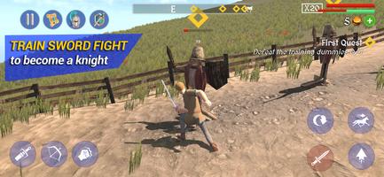 Knight RPG - Knight Simulator ภาพหน้าจอ 1
