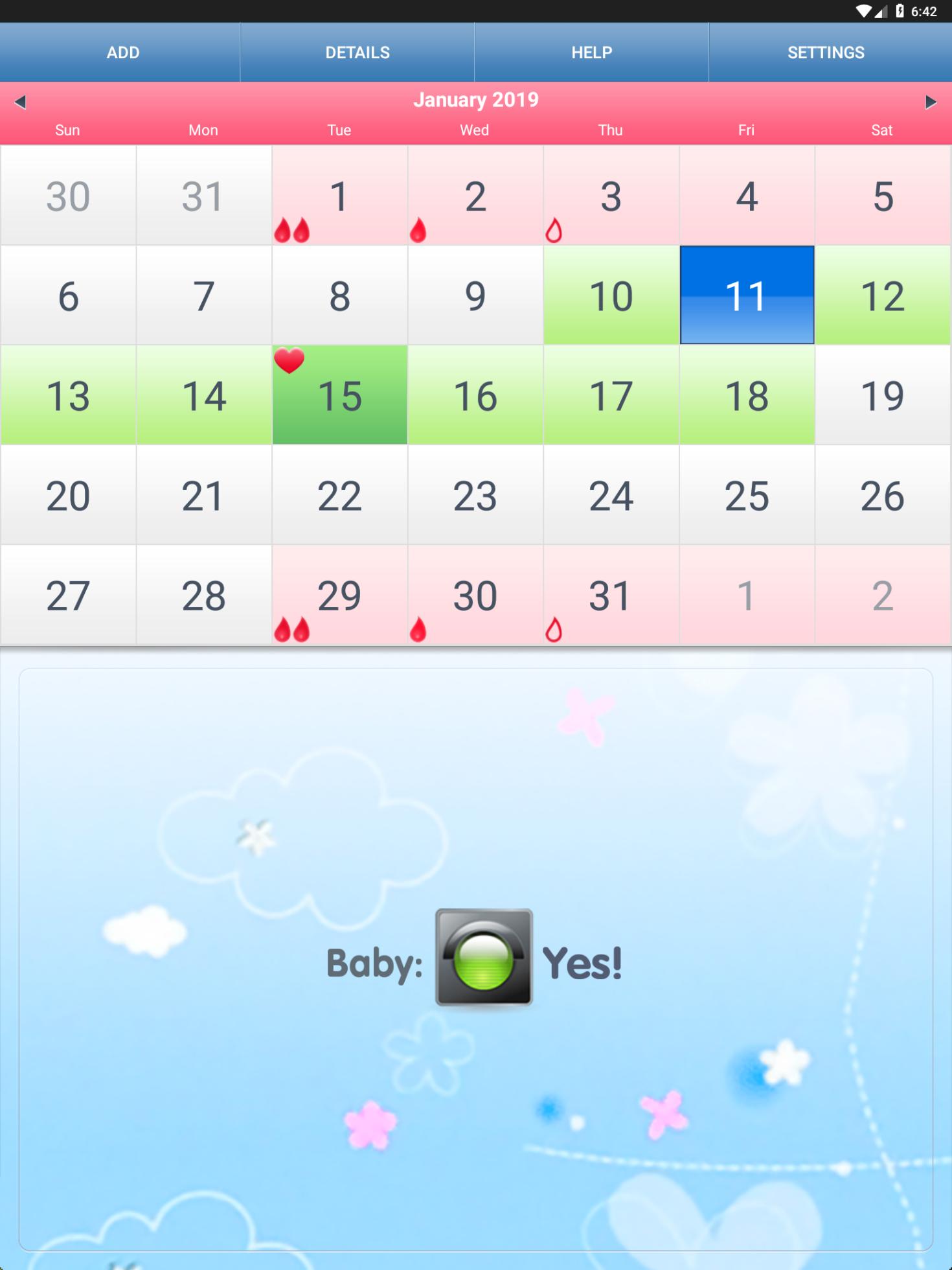 Android용 생리 과 배란 달력 - 월경 배란 예측기 과 기간계산 Apk 다운로드
