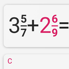 Fraction calculator with solut icon
