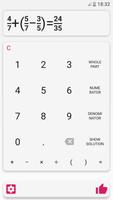 Fraction calculator with solut 포스터