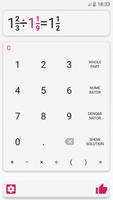 Fraction calculator with solut screenshot 2
