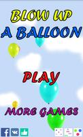 پوستر Blow up a balloon!