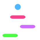 Color jump icono
