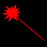Laser for cat icon