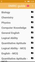 Exam guide for DMRC 2017-18 الملصق