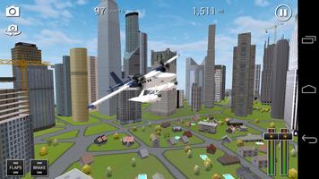 Flight Sim SeaPlane City Affiche