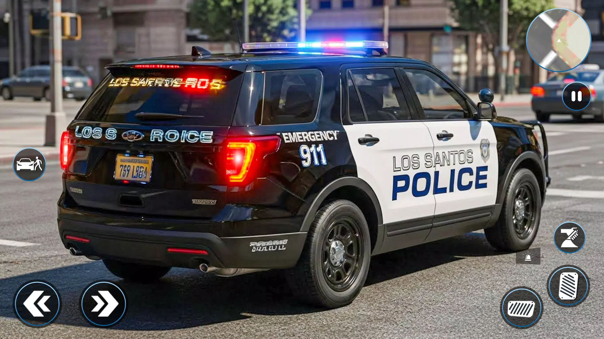 Police Car Chase Game Sim 2024