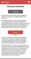 Certificado Digital directo con DNI o Acreditación Affiche