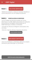 Certificado Digital directo con DNI o Acreditación Screenshot 1