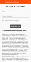 Certificado digital de emplead Screenshot 3