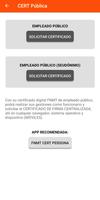 Certificado digital de emplead Screenshot 1