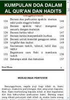 Kumpulan Doa Alquran & Hadits captura de pantalla 2