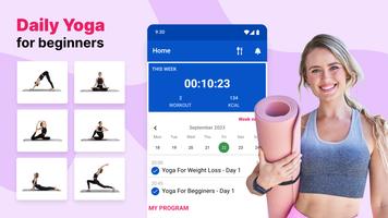 Yoga Daily For Beginners Affiche