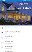 California Real Estate 4Zillow Affiche