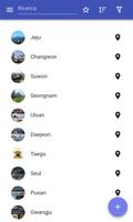 Poster Le città in Corea del Sud