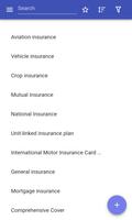 Types of insurance Cartaz