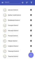 Districts of Moldova पोस्टर