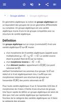 La théorie des groupes capture d'écran 2