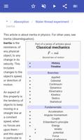 Physical effects and phenomena capture d'écran 3