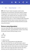 Matematika keuangan syot layar 3