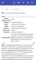 Langages de programmation capture d'écran 1