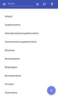 Analytische Chemie Plakat