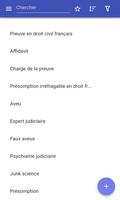 Droit de la preuve Affiche