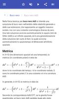2 Schermata La relatività generale