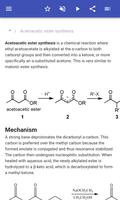 Organic reactions screenshot 1