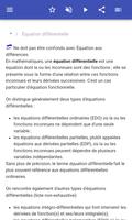 Equations capture d'écran 1