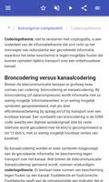 Informatie theorie screenshot 2