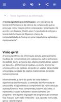 Teoria da informação imagem de tela 1