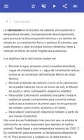 Procesos químicos captura de pantalla 1